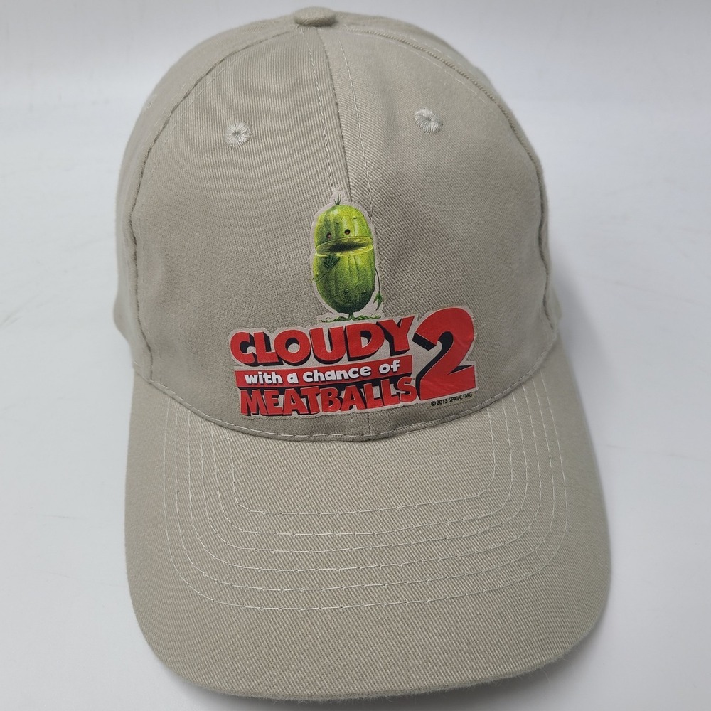 Cloudy With A Chance Of Meatballs 2 Movie Promo Hat Adjustable 2013 Cartoon Men